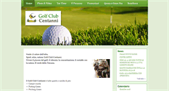 Desktop Screenshot of golfclubcentanni.it